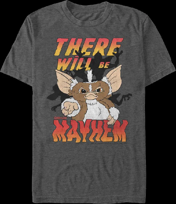 Stripe There Will Be Mayhem Gremlins T-Shirt