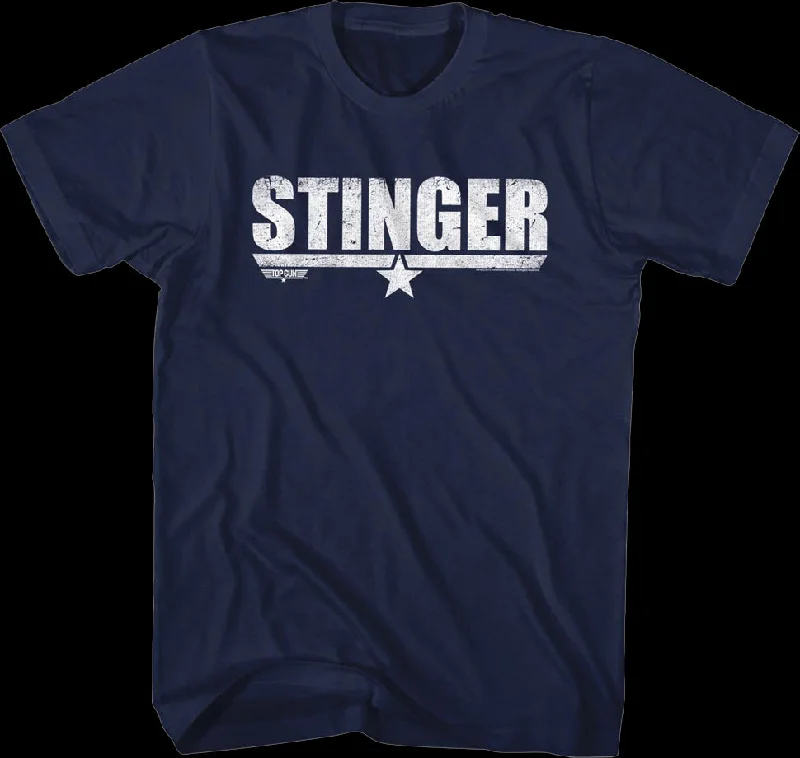 Distressed Stinger Top Gun T-Shirt