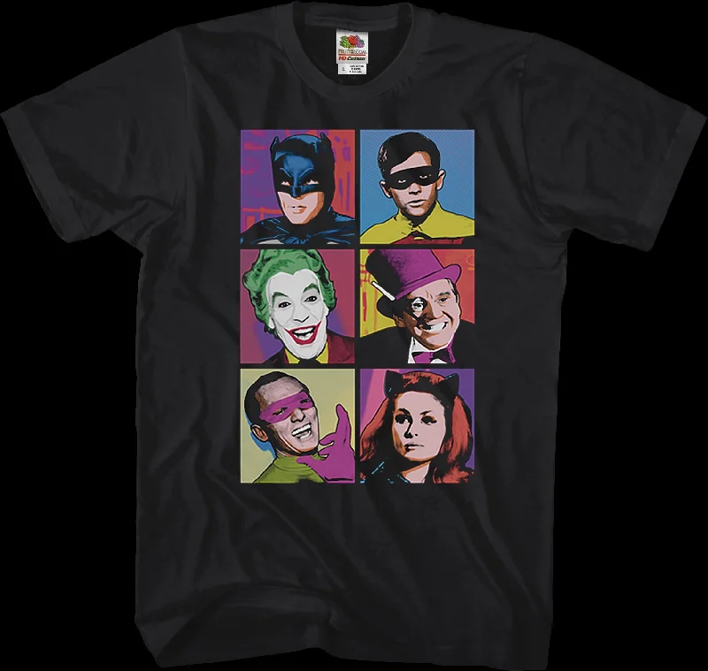 TV Series Pop Art Batman T-Shirt