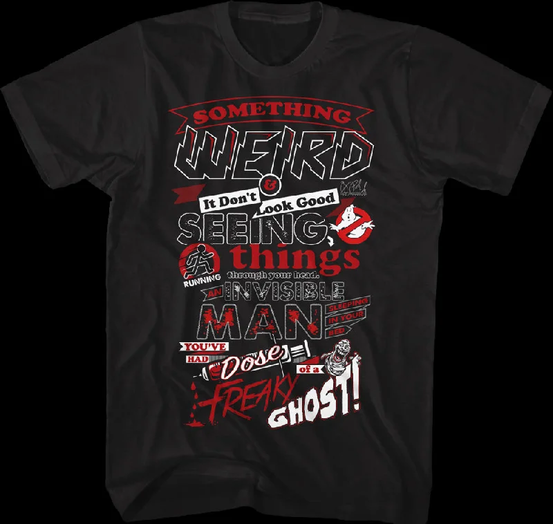 Lyrics Ghostbusters T-Shirt