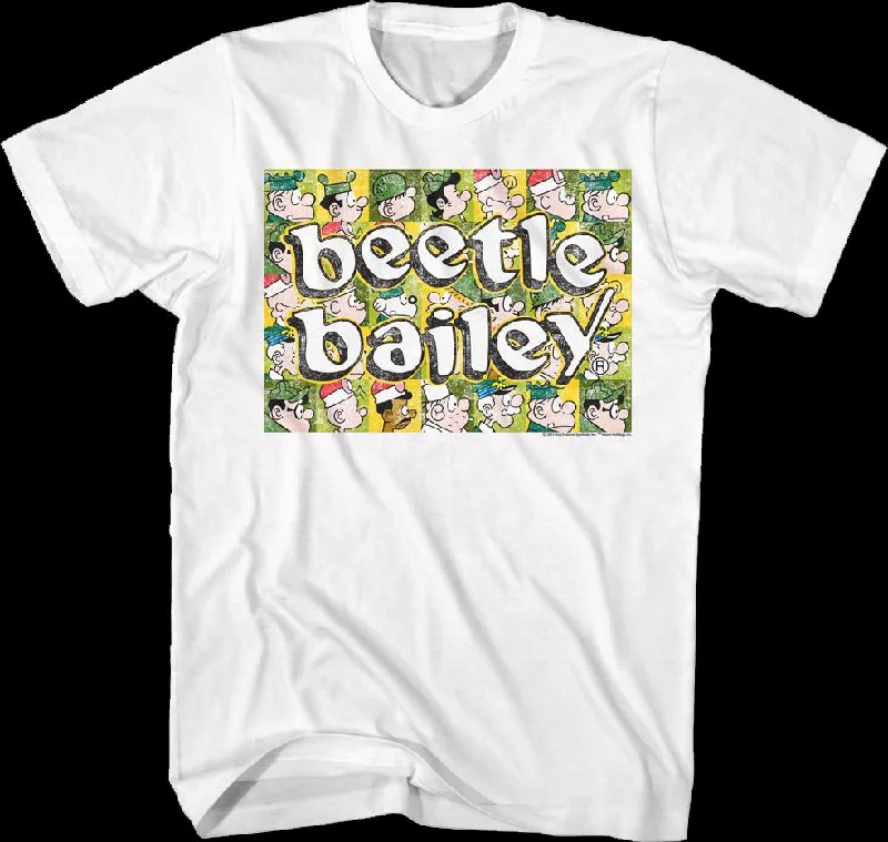 Character Collage Beetle Bailey T-Shirt