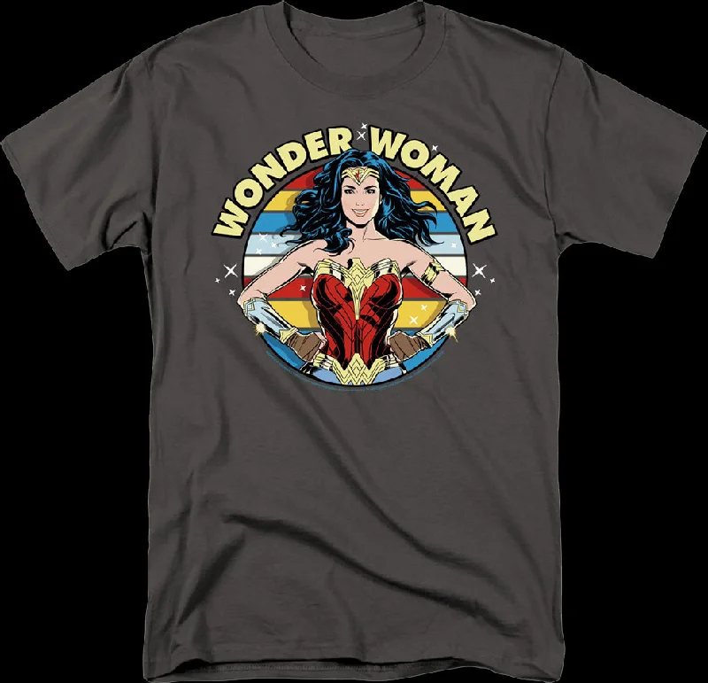 Colorful Pose Wonder Woman T-Shirt