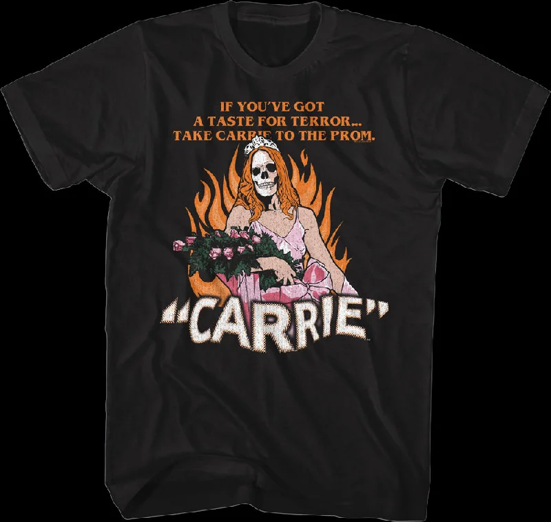 Skull Prom Queen Carrie T-Shirt