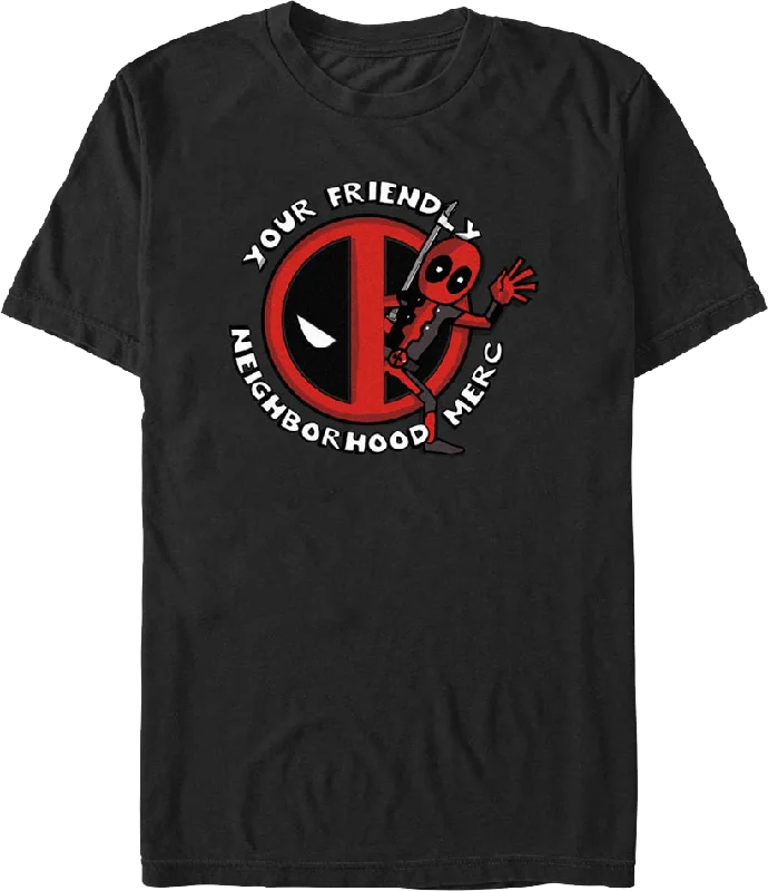 Your Friendly Neighborhood Merc Deadpool Marvel Comics T-Shirt