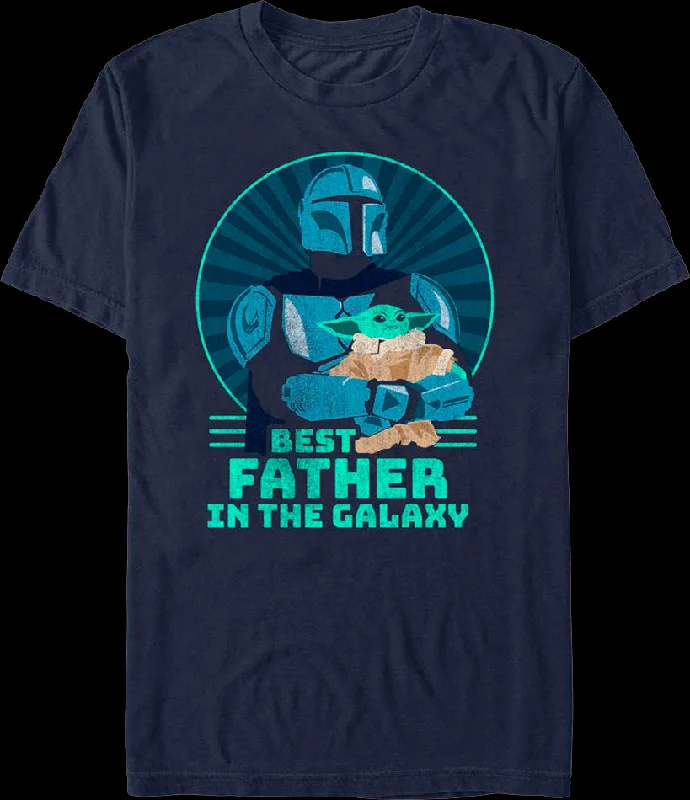 The Mandalorian Best Father In The Galaxy Star Wars T-Shirt