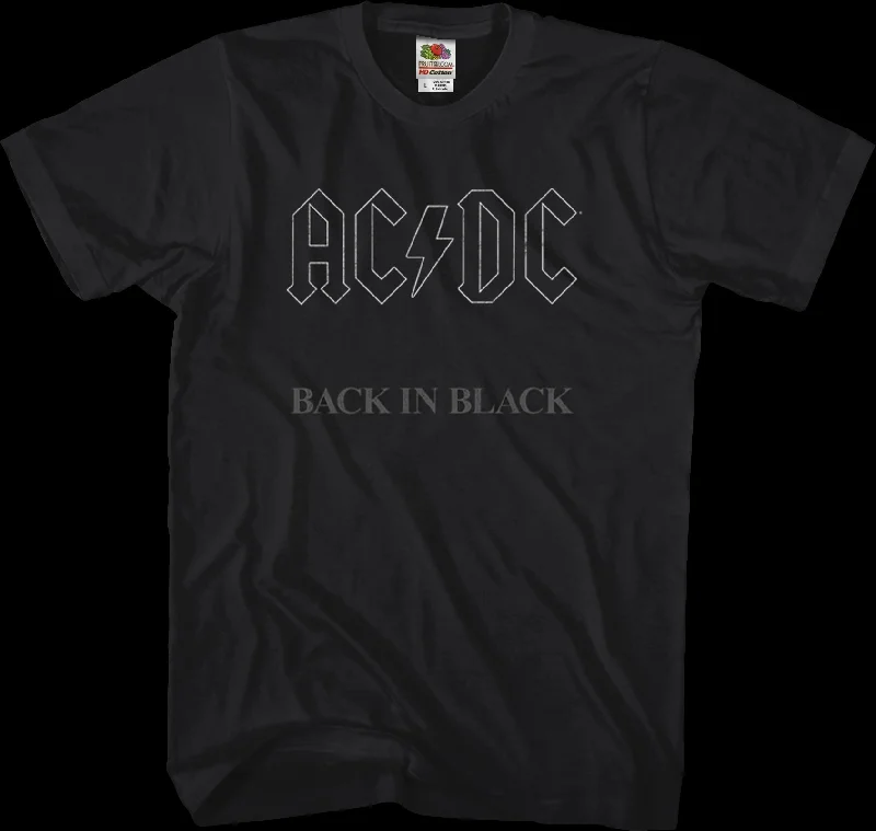 ACDC Back In Black Shirt