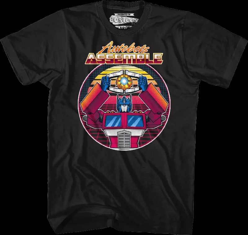 Autobots Assemble Transformers T-Shirt