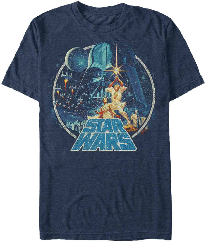 Star Wars A New Hope Poster Art T-Shirt