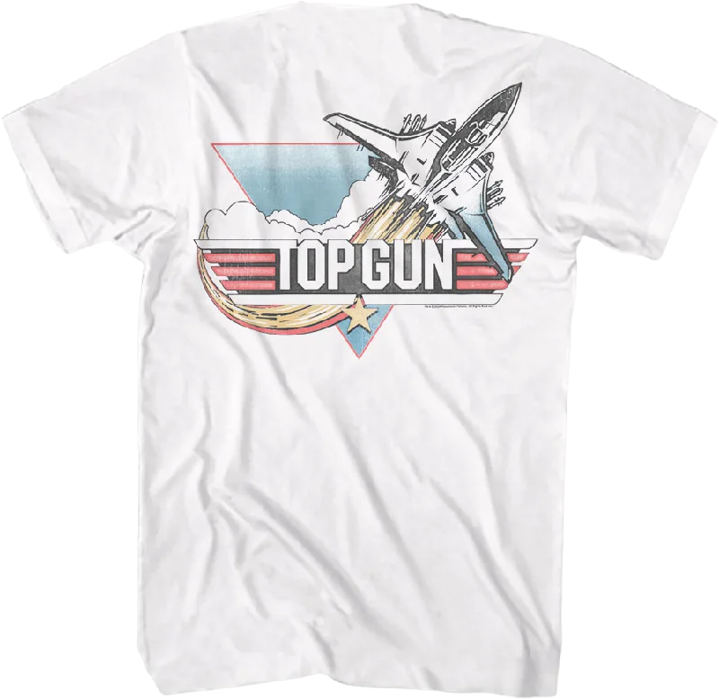 Front & Back Vintage Logo Top Gun T-Shirt