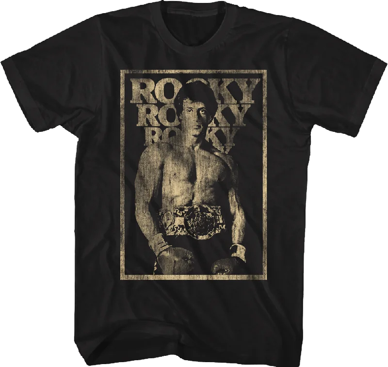 Distressed Championship Rocky T-Shirt