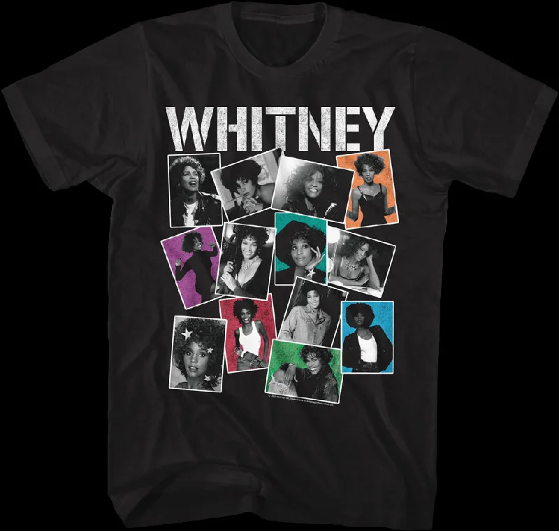 Photo Collage Whitney Houston T-Shirt