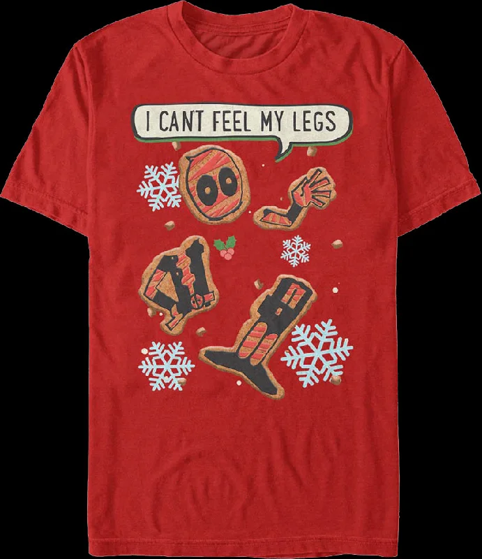 Deadpool Gingerbread Man Marvel Comics T-Shirt