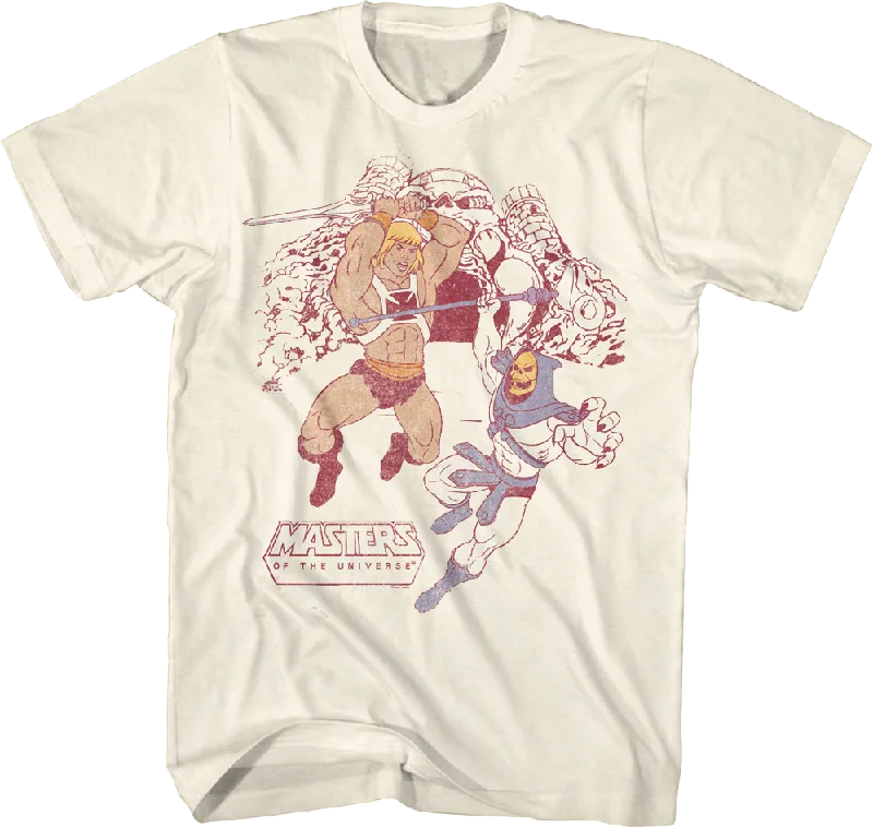 Vintage Battle He-Man vs. Skeletor Masters of the Universe T-Shirt