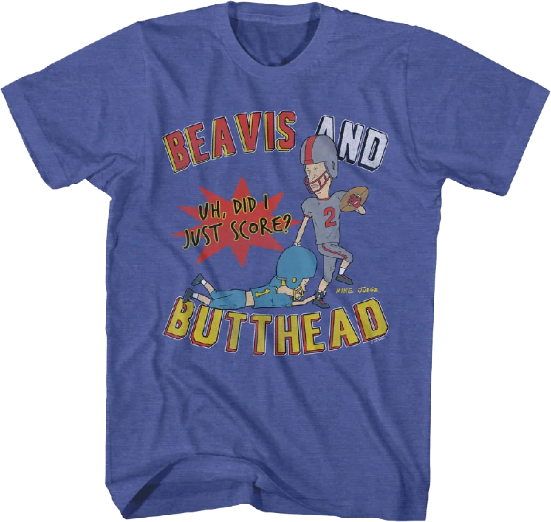 Football Did I Just Score? Beavis And Butt-Head T-Shirt