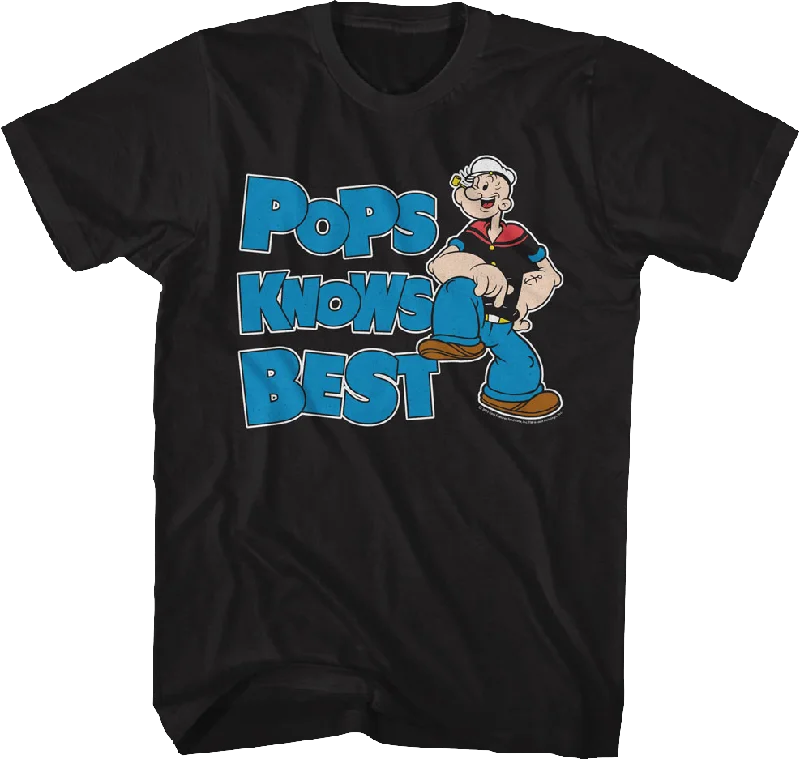 Pops Knows Best Popeye T-Shirt