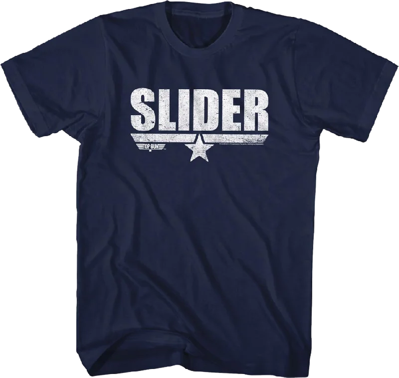 Distressed Slider Top Gun T-Shirt