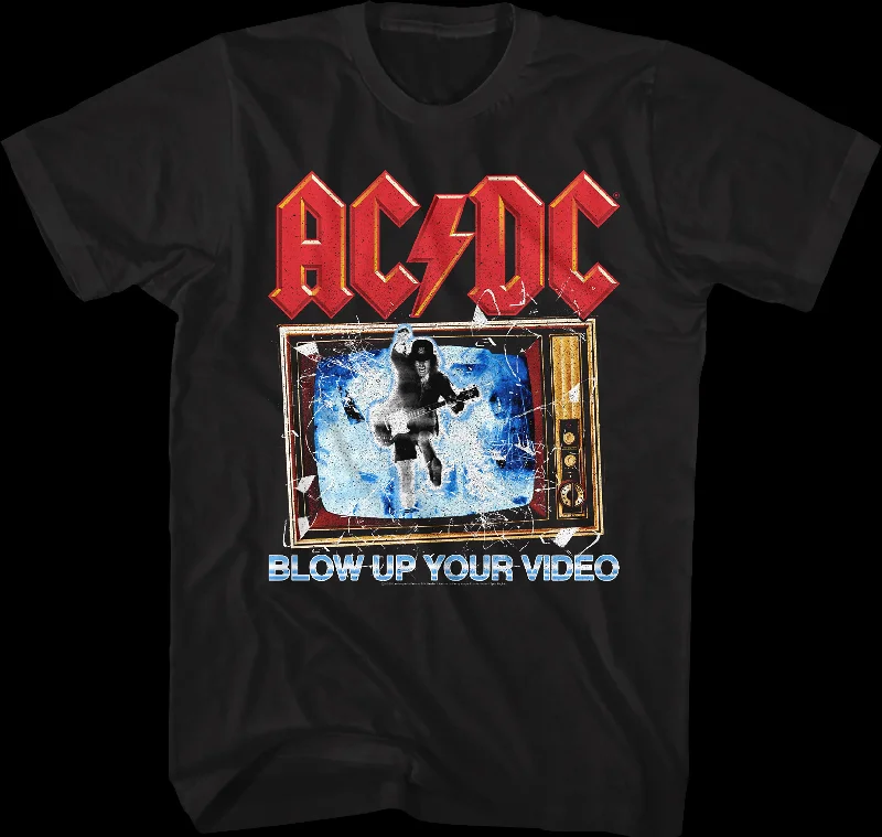 Blow Up Your Video Album Cover ACDC T-Shirt