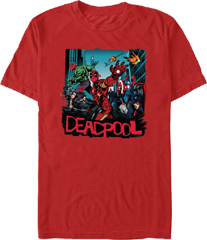 Avenger Deadpool Marvel Comics T-Shirt