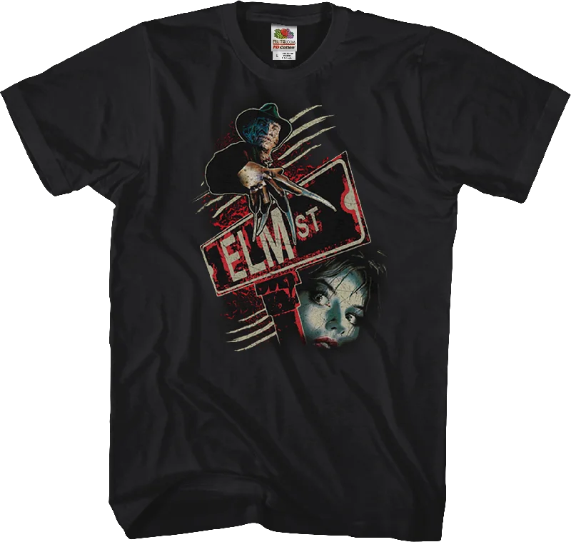 Sign Nightmare On Elm Street T-Shirt