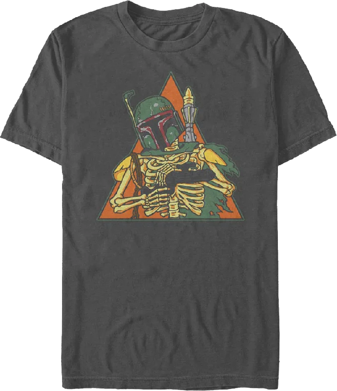 Boba Fett Skeleton Star Wars T-Shirt