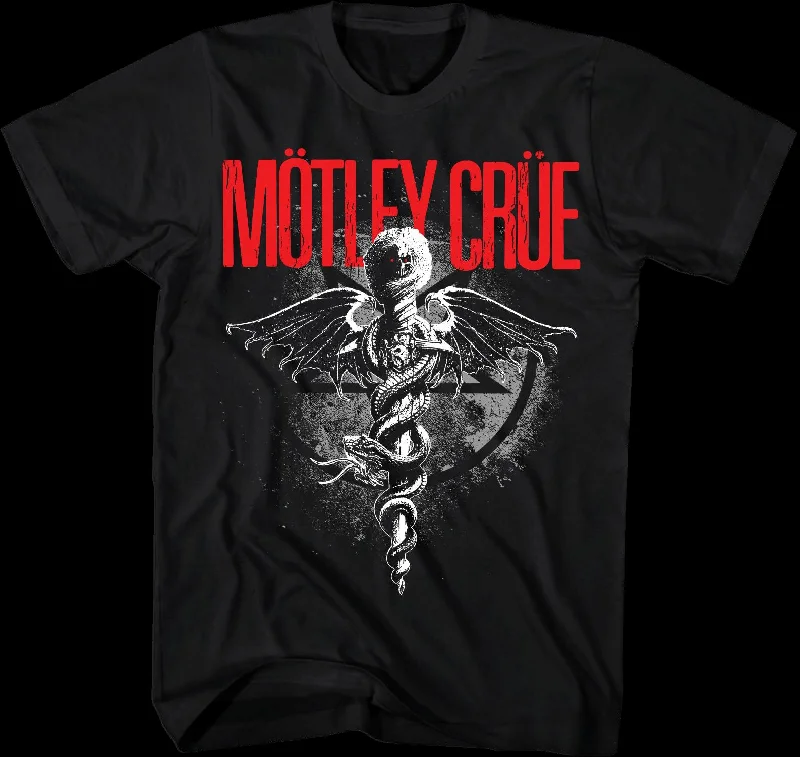 Dr. Feelgood Caduceus Motley Crue T-Shirt