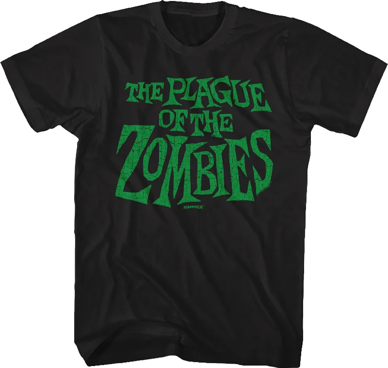 The Plague Of The Zombies Logo Hammer Films T-Shirt