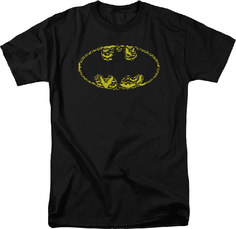 Batman Logo With Bats DC Comics T-Shirt