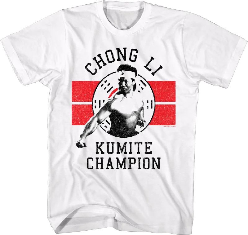 Chong Li Kumite Champion Bloodsport T-Shirt