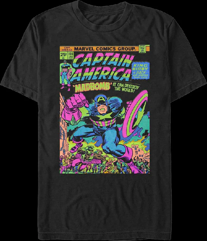 Madbomb Captain America Marvel Comics T-Shirt