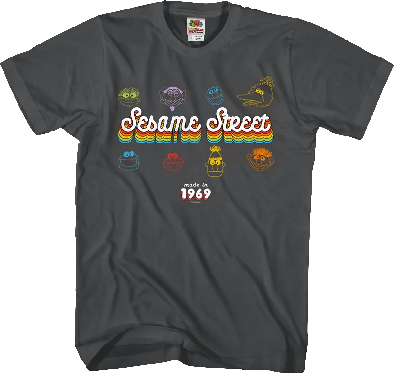 Made in 1969 Sesame Street T-Shirt