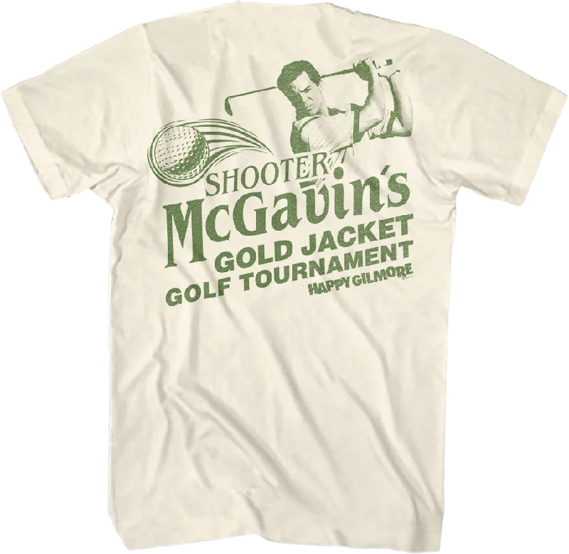 Front & Back Shooter McGavin's Golf Tournament Happy Gilmore T-Shirt