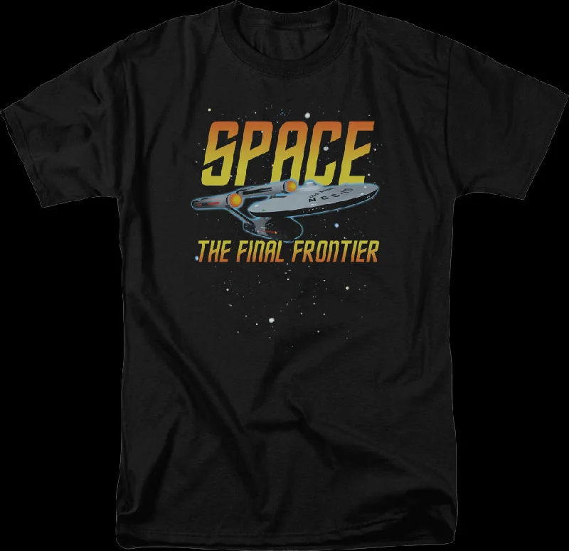 Space The Final Frontier Star Trek T-Shirt