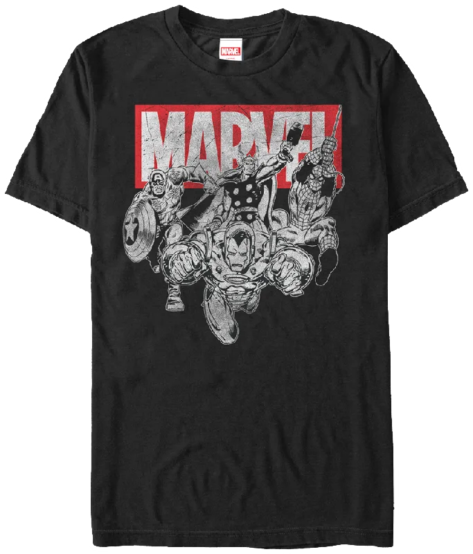 Marvel Comics Collage T-Shirt