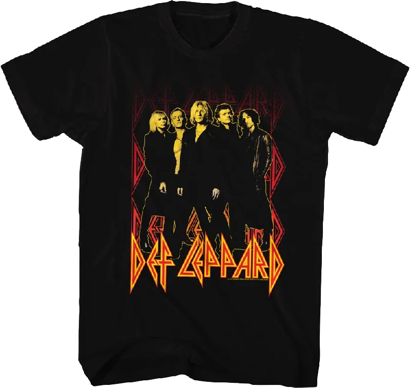 Burning Logo Def Leppard T-Shirt