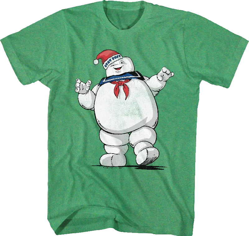 Stay Puft Santa Claus Hat Real Ghostbusters T-Shirt