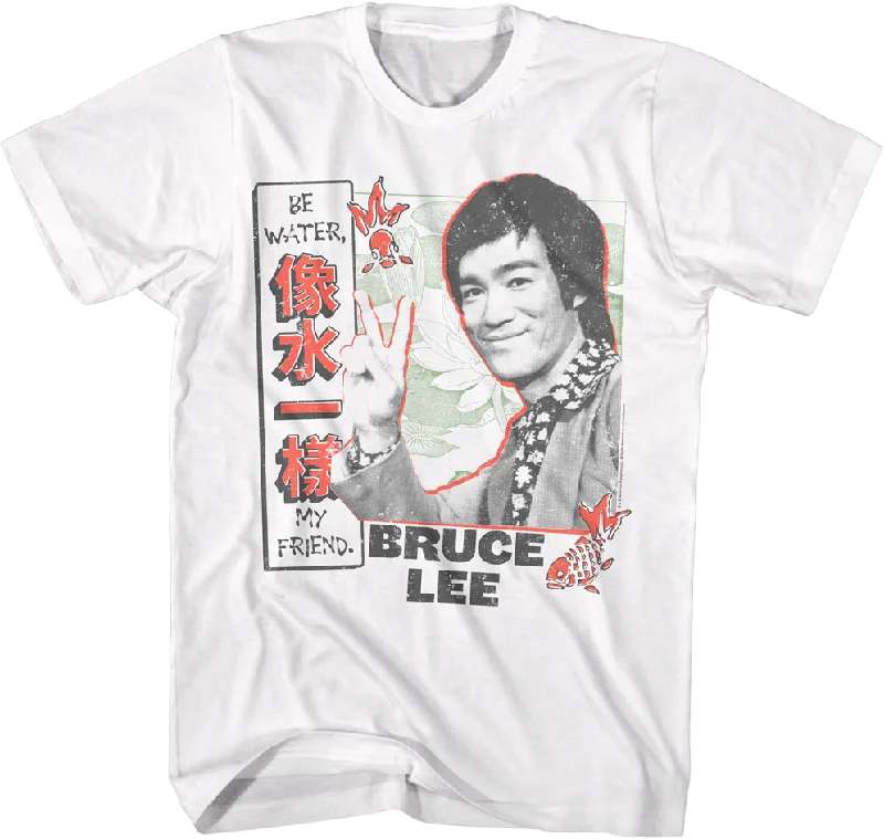 Vintage Be Water My Friend Bruce Lee T-Shirt