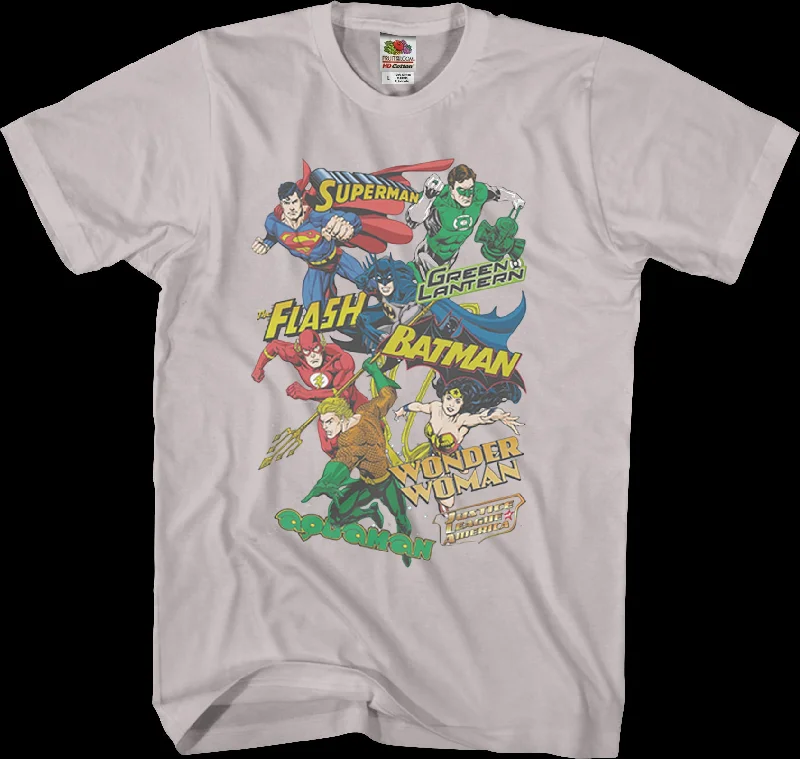 Justice League of America Characters T-Shirt