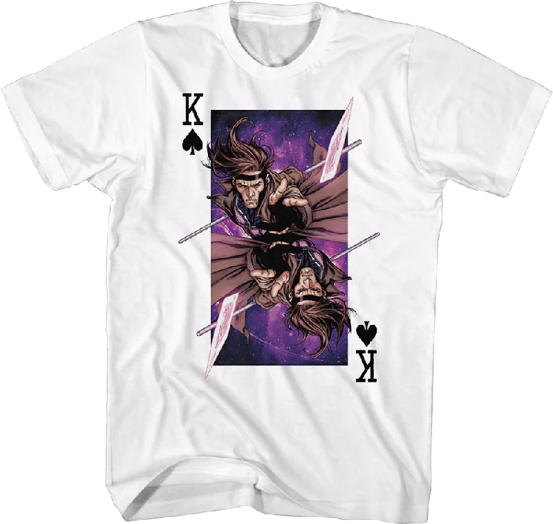 Gambit King Playing Card X-Men T-Shirt