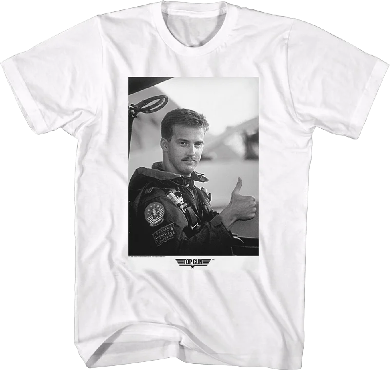 Black and White Goose Top Gun T-Shirt