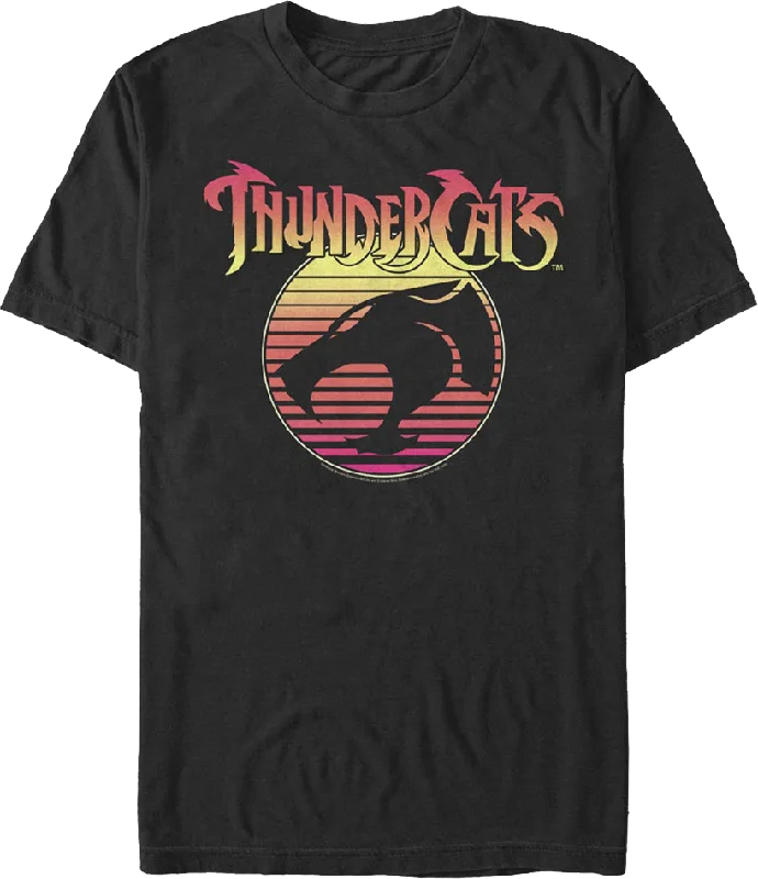 Logo With Sunset Blinds ThunderCats T-Shirt