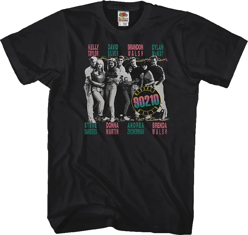 The Cast Of Beverly Hills 90210 T-Shirt