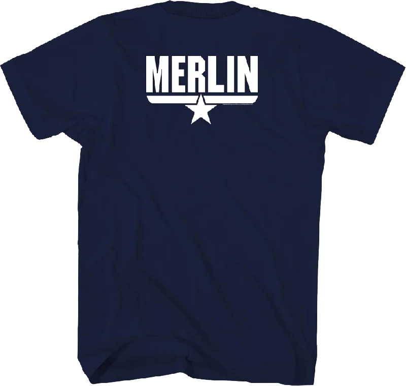 Merlin Name Top Gun T-Shirt