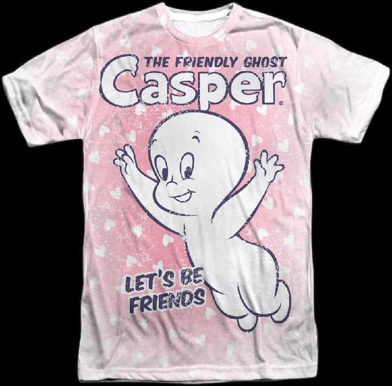 Let's Be Friends Casper The Friendly Ghost T-Shirt