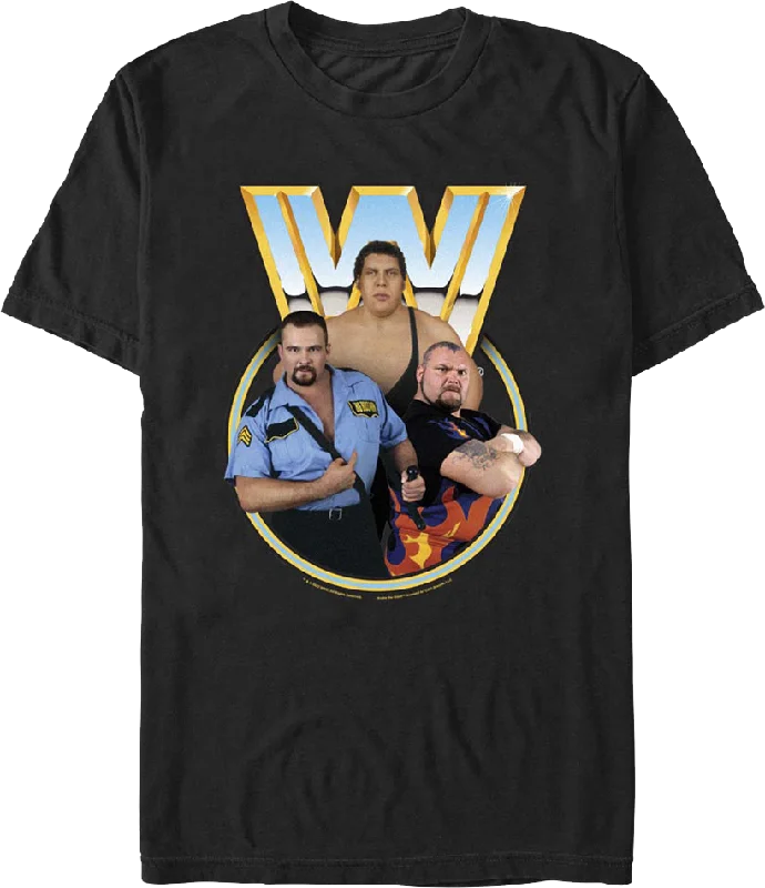 Andre The Giant, Bam Bam Bigelow, Big Boss Man WWE T-Shirt