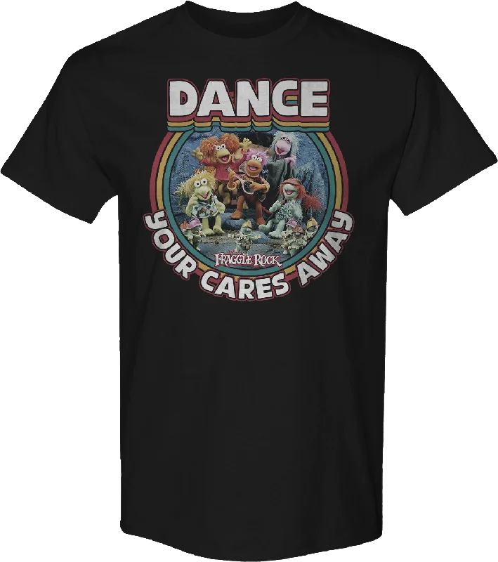 Dance Your Cares Away Rainbow Circle Fraggle Rock T-Shirt