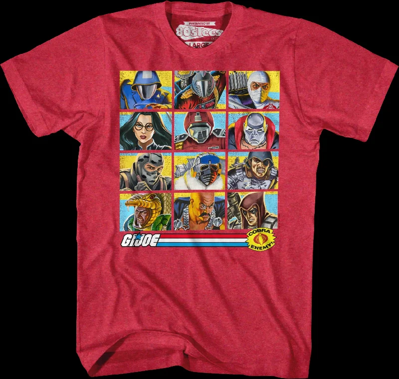 Red Cobra Organization's Dirty Dozen GI Joe T-Shirt