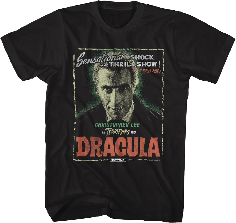 Christopher Lee As Dracula Hammer Films T-Shirt