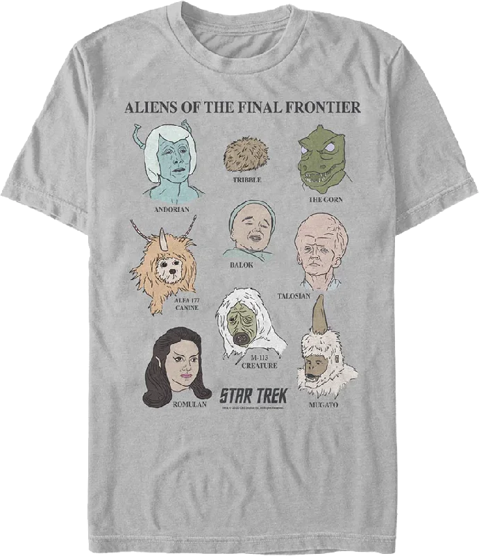 Aliens Of The Final Frontier Star Trek T-Shirt