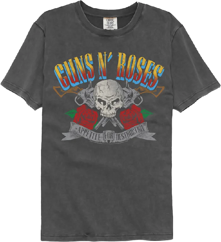 Banner Guns N' Roses Comfort Colors Brand T-Shirt