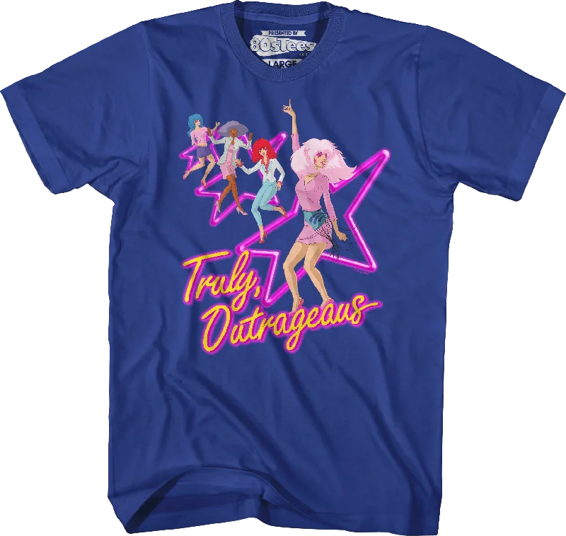 Truly Outrageous Rock Stars Jem And The Holograms T-Shirt